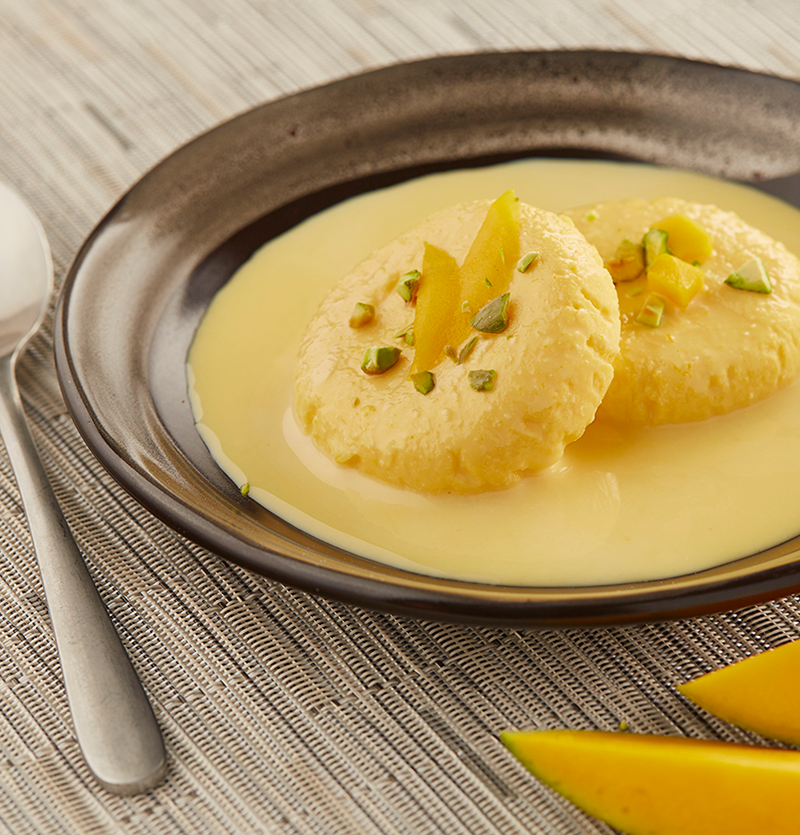 Mango Rasmalai (12pcs) Gourmetwala